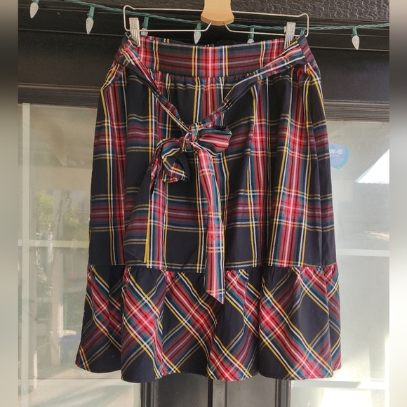 J. Crew Tartan Plaid  Skirt - Picture 2 of 5